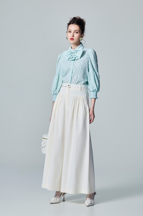 Gathered Detail Wide Leg Pants,Culottes,Culottes
