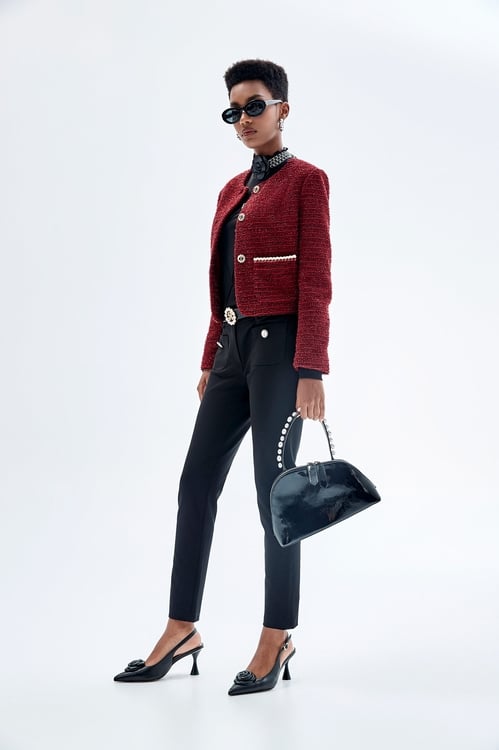 Slim Fit Black Pants,Skinny pants,Skinny pants