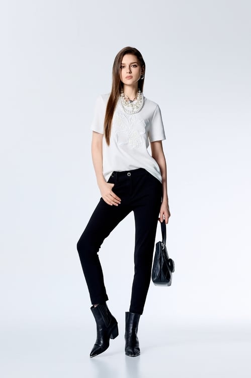 Slim Fit Smart Pants,Skinny pants,Skinny pants