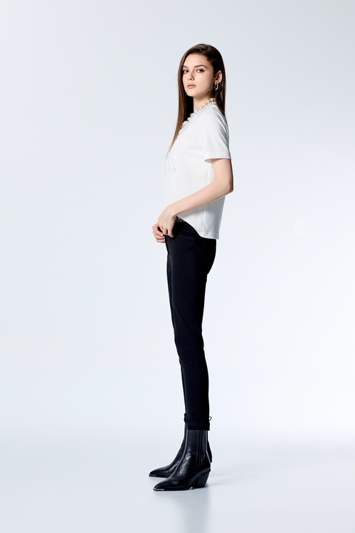 Slim Fit Smart Pants,Skinny pants,Skinny pants