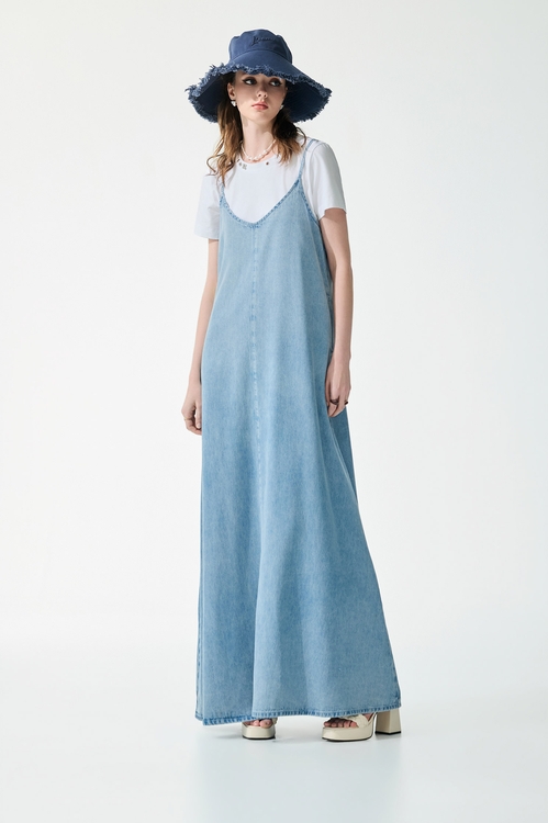 Loose Fit Denim Washed Maxi Dress,,,Tops,Season (SS) Look,Stripe,Blouses,Jackets,sleeveless tops,Outerwear,Season (SS) Look,Denim,Denim Jackets,sleeveless tops,Tops,Embroidered,Season (SS) Look,White tops,Cotton,Tops,Embroidered,Season (SS) Look,White tops,Season (SS) Look,White pants,Shorts,pants,Dresses,sleeveless tops,Season (SS) Look,Stripe,White tops,sleeveless tops,Embroidered,Season (SS) Look,Denim,Jeans,pants,Dresses,Season (SS) Look,Denim