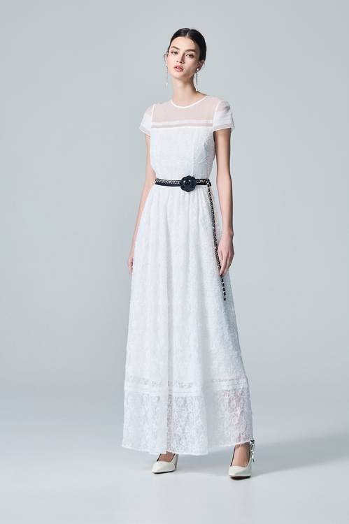 Full Lace Sequin Maxi Dress,,Full Lace Sequin Maxi Dress,Dresses,sleeveless tops,White dresses,Season (AW) Look,sleeveless tops,Chiffon,Dresses,White dresses,Season (AW) Look,Lace