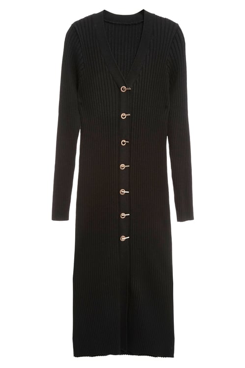 Long Sleeve Fitted Knit Dress,Knitted dresses,Knitted dresses