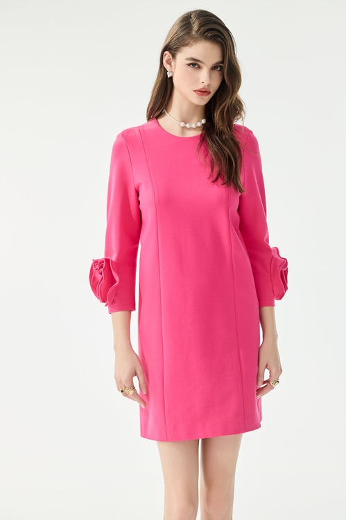 3-D Floral Sleeve Cuff Detail Shift Dress,,3-D Floral Sleeve Cuff Detail Shift Dress,Office Looks,Season (SS) Look,Valentine,Midi skirts,Black skirts,Office Looks,Culottes,Season (SS) Look,Party Looks,pearl,pants,Black pants,Dresses,bestselling,Season (SS) Look,Black dresses,Office Looks,Tops,bestselling,Season (SS) Look,pearl,simple outfits,Valentine,bows,black tops,Dresses,Season (SS) Look,Black dresses,Dresses,Season (SS) Look,simple outfits,Black dresses