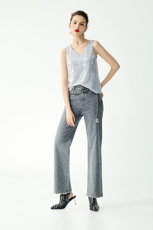 Sequin V-neck Vest,,Sequin V-neck Vest,Tops,Embroidered,Season (SS) Look,Blouses,Season (SS) Look,Stripe,Shorts,pants,Jackets,Outerwear,Season (SS) Look,Denim,Denim Jackets,White outerwear,Season (SS) Look,Denim,Denim skirts,sleeveless tops,Season (SS) Look,sleeveless tops