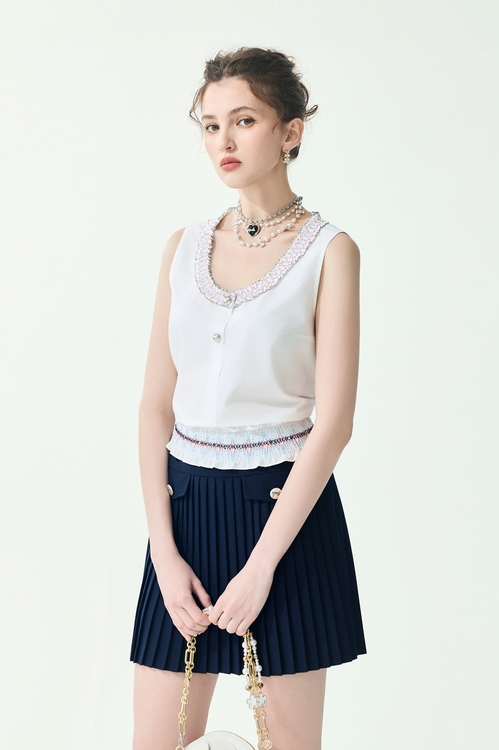 Multi Colour Embroidery Pleated Detail Vest,,,sleeveless tops,Tops,Season (SS) Look,sleeveless tops,bows,Knitted,Knitted tops,Jackets,Outerwear,Season (SS) Look,White outerwear,bows,Culottes,Season (SS) Look,White pants,bows,pants,sleeveless tops,Tops,Season (SS) Look,sleeveless tops,Lace,sleeveless tops,Tops,Season (SS) Look,sleeveless tops,Season (SS) Look,Midi skirts,Tops,Season (SS) Look,White tops,bows,Dresses,Season (SS) Look,bows,sleeveless tops,Tops,Season (SS) Look,White tops,sleeveless tops,Season (SS) Look,Mini skirts,bows,Jackets,Outerwear,Season (SS) Look,bows,Tops,Season (SS) Look,White tops,Lace,Season (SS) Look,Denim,Jeans,bows,pants,Jackets,Outerwear,Season (SS) Look,Knitted,Knitted coats,Season (SS) Look,Denim,Jeans,pants,Tops,Season (SS) Look,Stripe,Lace,sleeveless tops,Tops,Season (SS) Look,sleeveless tops,Season (SS) Look,Shorts,bows,pants,sleeveless tops,Tops,Embroidered,Season (SS) Look,White tops,sleeveless tops