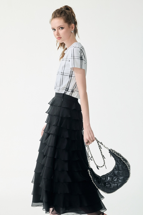 Pearl Detail Checked Tee,,Pearl Detail Checked Tee,Season (SS) Look,pearl,Jackets,Outerwear,Season (SS) Look,White outerwear,Tops,Season (SS) Look,pearl,White tops,Lace,Bell-bottoms,Season (SS) Look,pearl,White pants,pants,sleeveless tops,Season (SS) Look,White tops,sleeveless tops,Lace,Tops,Season (SS) Look,Plaid,pearl,White tops,Cotton