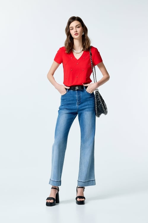 R Logo Short Sleeve Tee,Season (AW) Look