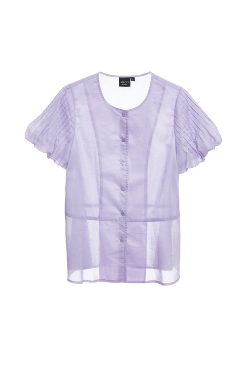 Buckle Detail Purple Tank Top,Blouses