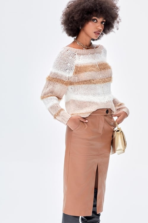 Gradient Mohair Knit Top,,Gradient Mohair Knit Top,Tops,Season (AW) Look,Knitted,Knitted tops