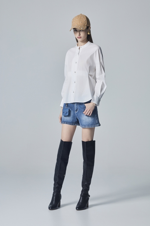Stand Collar Button Front Blouse,,Stand Collar Button Front Blouse,Dresses,Denim,Denim skirts,Season (AW) Look,Knitted,Tops,Rayon,Season (SS) Look,Denim,Jeans,Shorts,Season (AW) Look,pants,Tops,Embroidered,White tops,Season (AW) Look,Blouses