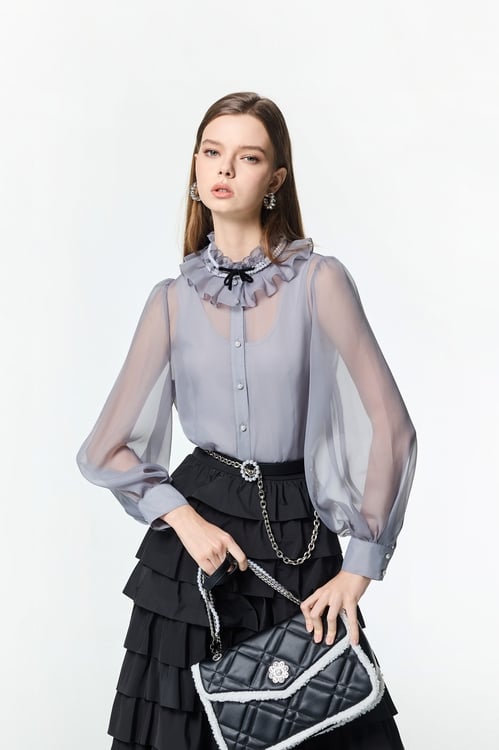 Ruffle Collar Grey Organza Top,,Ruffle Collar Grey Organza Top,Tops,Season (AW) Look,Knitted,Knitted tops,Culottes,Season (AW) Look,Culottes,Season (AW) Look,Midi skirts,pearl,Season (AW) Look,Thin straps,sleeveless tops,Lace,Blouses,Season (AW) Look,Midi skirts,Chiffon,Chiffon skirts,Chiffon Midi skirts,Season (AW) Look,Midi skirts,Jackets,Season (AW) Look,Tops,Season (AW) Look,Tops,Season (AW) Look,Tops,Season (AW) Look,Lace,Tops,Season (AW) Look,Knitted,Knitted tops,Tops,Season (AW) Look,Knitted,Knitted tops,Office Looks,bestselling,Season (AW) Look,Valentine,Embroidered,Knitted,Knitted tops,Office Looks,bestselling,Season (AW) Look,Valentine,Layered skirts,Midi skirts,sleeveless tops,Office Looks,bestselling,co-ord sets,Season (AW) Look,sleeveless tops,Office Looks,bestselling,Knitted dresses,Season (AW) Look,Valentine,Knitted,Knitted dresses,sleeveless tops,Office Looks,Tops,bestselling,Season (AW) Look,Valentine,Thin straps,Embroidered,Office Looks,Culottes,Season (AW) Look,Embroidered,Culottes,Office Looks,Tops,pearl,Season (AW) Look,Valentine