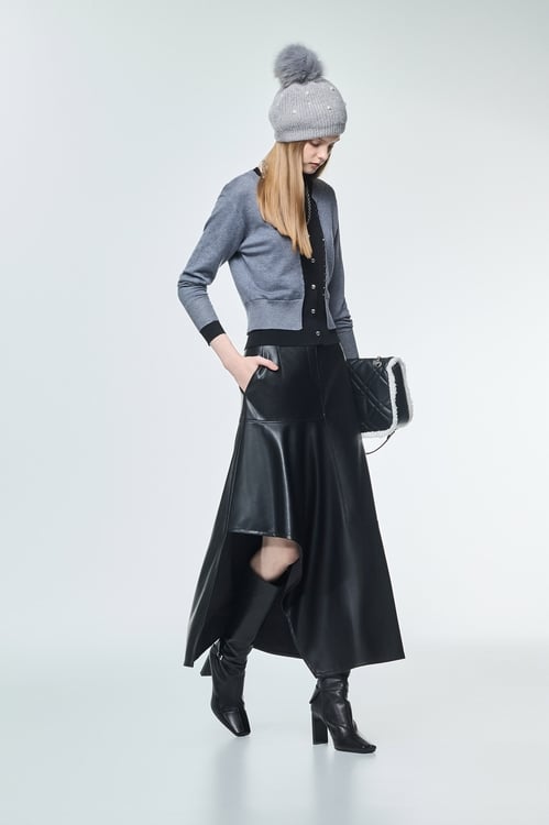 Fake Two Piece Knit Top,Office Looks