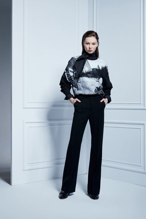 Graphic Print Long Sleeve Sweatshirt,Long sleeve tops