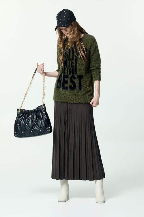 Front Slogan Olive Green Faux Fur Knit Top,,Front Slogan Olive Green Faux Fur Knit Top,sleeveless tops,Season (AW) Look,sleeveless tops,Knitted,Knitted tops,Black tops,Tops,Stripe,Season (AW) Look,Knitted,Knitted tops,Tops,Season (AW) Look,Cotton,Knitted,Knitted tops,Tops,Embroidered,Season (AW) Look,Tops,Season (AW) Look,Knitted,Knitted tops