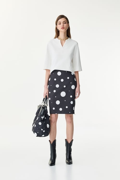 Minimalist White Top,Embroidered tops