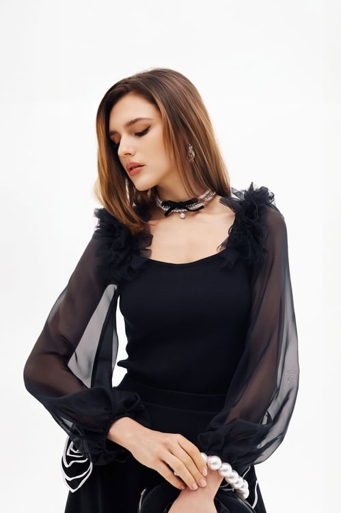 Organza Sleeve Knit Top With Ruffle Detail,,Organza Sleeve Knit Top With Ruffle Detail,Office Looks,Season (SS) Look,Valentine,Midi skirts,Black skirts,Office Looks,Culottes,Season (SS) Look,Party Looks,pearl,pants,Black pants,Dresses,bestselling,Season (SS) Look,Black dresses,Office Looks,Tops,bestselling,Season (SS) Look,pearl,simple outfits,Valentine,bows,black tops,Dresses,Season (SS) Look,Black dresses,Dresses,Season (SS) Look,simple outfits,Black dresses,Dresses,Season (SS) Look,simple outfits,Black dresses,Jackets,Office Looks,Outerwear,Season (SS) Look,pearl,Valentine,Knitted,Knitted coats,Black outerwear,Office Looks,Tops,Season (SS) Look,White tops,simple outfits,Valentine,Knitted,Chiffon,Office Looks,Bell-bottoms,Season (SS) Look,simple outfits,Lace,pants,Black pants,Office Looks,Tops,Season (SS) Look,Stripe,Valentine,Knitted,Knitted tops,Jackets,Office Looks,Outerwear,Season (SS) Look,pearl,White outerwear,Office Looks,Tops,Season (SS) Look,Valentine,Knitted,Knitted tops,black tops