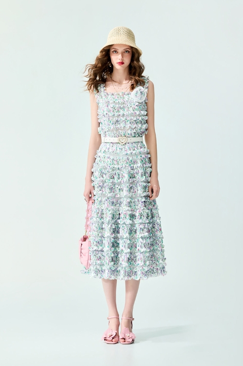 Pleated Ruffle Layer Floral Print Maxi Skirt,,,Jackets,Embroidered,Outerwear,Season (SS) Look,Floral,Mesh fabric,Lace,Tops,Season (SS) Look,White skirts,Midi skirts,Tops,Season (SS) Look,pearl,White tops,Lace,bows,Tops,Season (SS) Look,Floral,Mesh fabric,Midi skirts