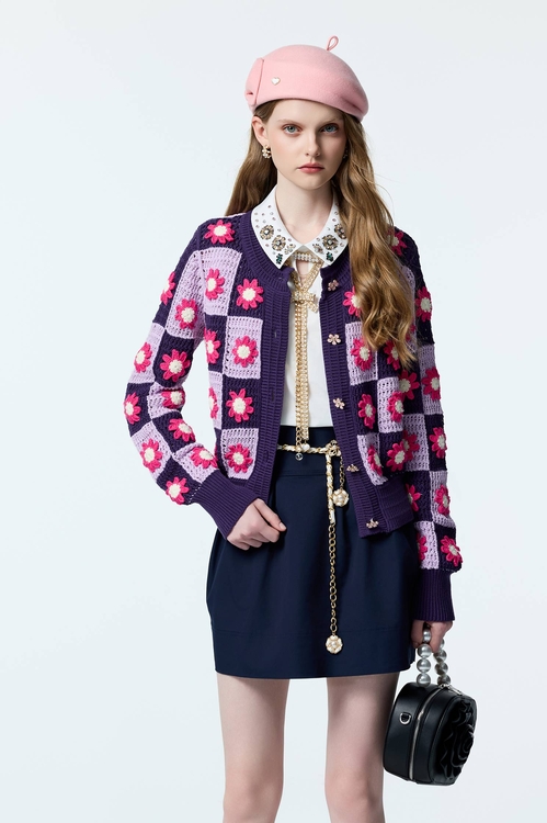 Navy Puff Short Skirt,Mini skirts