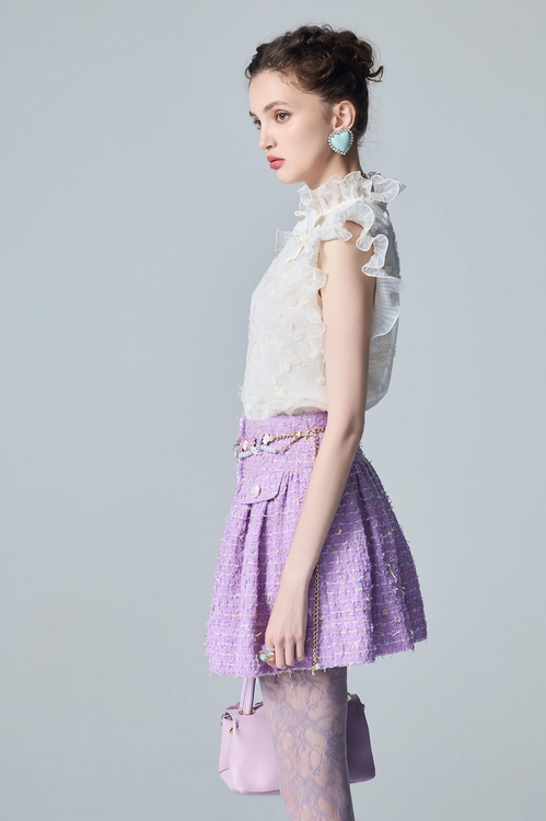 Pearl Detail Purple Tweed Skirt,,Pearl Detail Purple Tweed Skirt,Jackets,Embroidered,Outerwear,pearl,Season (AW) Look,Mesh fabric,pearl,Season (AW) Look,Layered skirts,Lace,Midi skirts,Chiffon,V-Neck T shirts,Tops,Season (AW) Look,Bell-bottoms,Denim,Jeans,pearl,Season (AW) Look,Cotton,pants,Jackets,Outerwear,pearl,Season (AW) Look,Knitted,Knitted coats,pearl,Mini skirts,Season (AW) Look