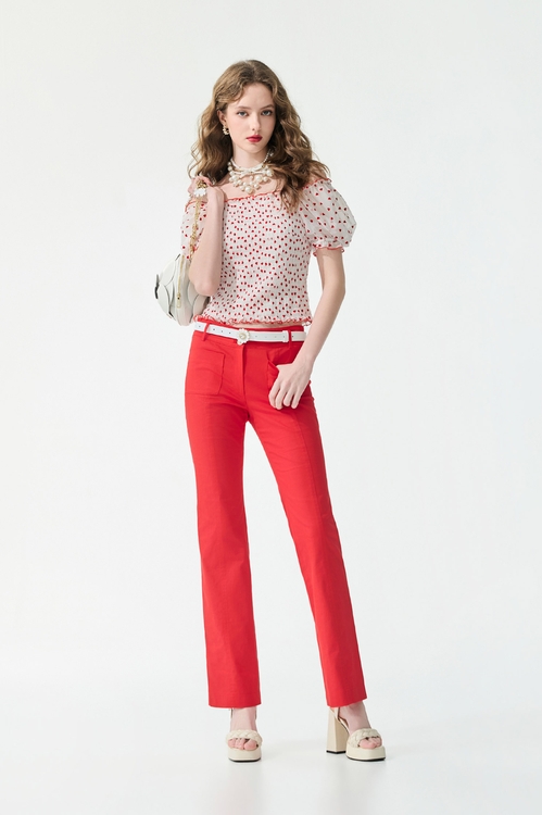 Chili Red Slim Fit Pants,,,Season (SS) Look,pants,Jumpsuits,Tops,bestselling,Season (SS) Look,sleeveless tops,Tops,Embroidered,Season (SS) Look,White tops,sleeveless tops,sleeveless tops,Tops,bestselling,Season (SS) Look,sleeveless tops,bows,Season (SS) Look,Lace,Midi skirts,Tops,Embroidered,Season (SS) Look,Mesh fabric,Season (SS) Look,Denim,Jeans,pants