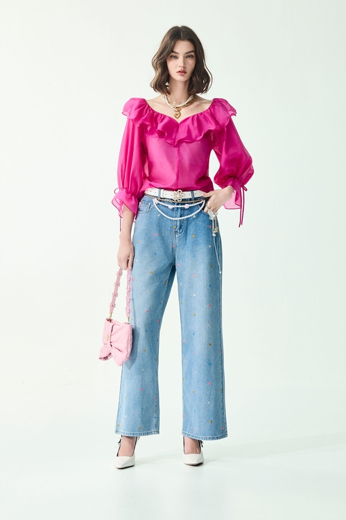 Multi Colour Floral Embroidery Wide Leg Jeans,,Multi Colour Floral Embroidery Wide Leg Jeans,Culottes,Season (SS) Look,pants,Bell-bottoms,Season (SS) Look,pants,Black pants,Season (SS) Look,pants,Skorts,Chiffon,Black pants,Season (SS) Look,Shorts,pants,Black pants,Bell-bottoms,Season (AW) Look,pants,Knitted,Embroidered,Season (SS) Look,Denim,Jeans,pearl,pants
