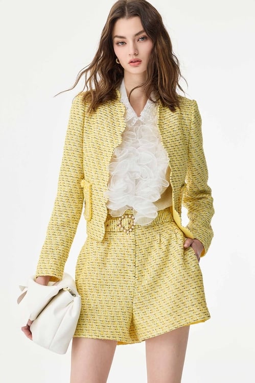 Contrast Stripe Tweed Shorts,,Contrast Stripe Tweed Shorts,Season (SS) Look,Plaid,Shorts,pants,Bell-bottoms,Season (SS) Look,pants,Season (SS) Look,Denim,Jeans,bows,pants,Season (SS) Look,Skinny pants,pants,Culottes,Season (AW) Look,Culottes,Pants,Season (SS) Look,pearl,Shorts