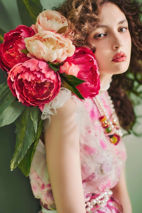 3-D Floral Pearl Detail Mesh Vest,,3-D Floral Pearl Detail Mesh Vest,sleeveless tops,Tops,Season (SS) Look,sleeveless tops