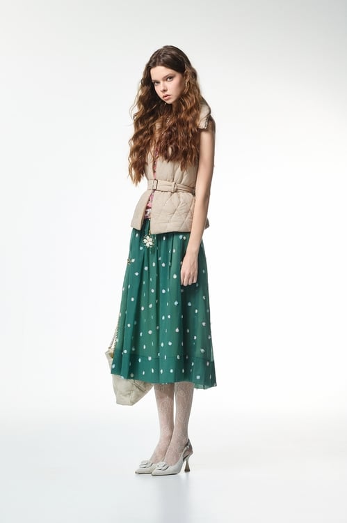 Quilted Sequin Vest,Outerwear