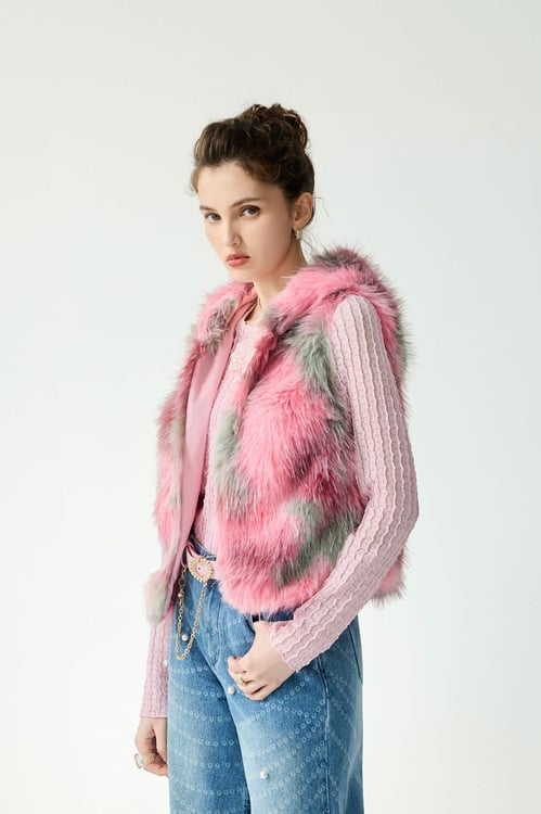 Colour Block Faux Fur Hoodie Vest,,Colour Block Faux Fur Hoodie Vest,Season (SS) Look,Midi skirts,Jackets,Outerwear,Season (SS) Look,pearl,Knitted,Knitted coats,Tops,Season (SS) Look,Knitted,Knitted tops,Jackets,sleeveless tops,Outerwear,Season (SS) Look,sleeveless tops