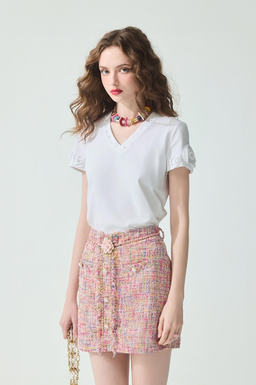 V-neck Tee with 3-D Rose Sleeve Detail,,V-neck Tee with 3-D Rose Sleeve Detail,Season (SS) Look,Mesh fabric,Midi skirts,Jackets,Outerwear,Season (SS) Look,Dresses,Season (SS) Look,sleeveless tops,Tops,Season (SS) Look,sleeveless tops,Chiffon,Tops,Season (SS) Look,pearl,Season (SS) Look,Pencil skirts,Jackets,Outerwear,Season (SS) Look,pearl,Knitted,Knitted coats,Tops,Season (SS) Look,White tops,Season (SS) Look,Mini skirts,Jackets,Outerwear,Season (SS) Look,Tops,Season (SS) Look,White tops,Knitted,Knitted tops,Bell-bottoms,Season (SS) Look,pants,T-shirts,Tops,Season (SS) Look,White tops,Dresses,Knitted dresses,Season (SS) Look,Knitted,Knitted dresses,sleeveless tops,Tops,Season (SS) Look,Mesh fabric,sleeveless tops,Season (SS) Look,White skirts,Midi skirts,Season (SS) Look,Chiffon,Chiffon skirts,T-shirts,Tops,Season (SS) Look,pearl,Tops,Season (SS) Look,pearl,White tops