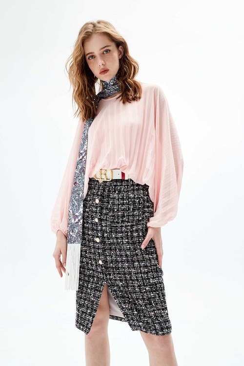 Chiffon Pleated Top,mothergift