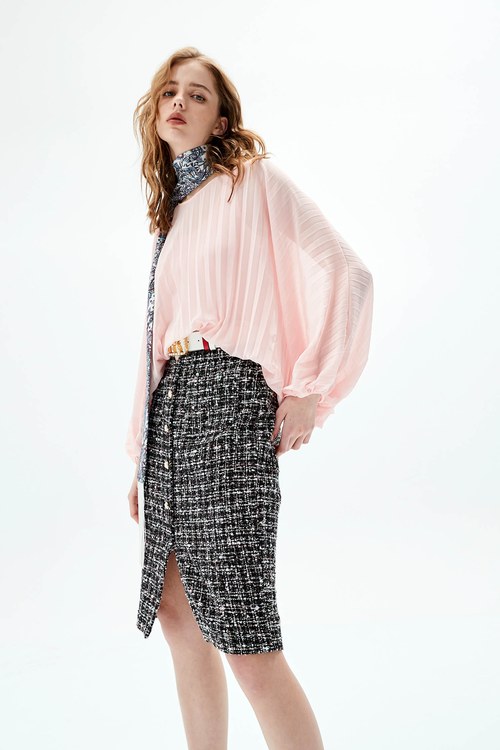 Chiffon Pleated Top,mothergift