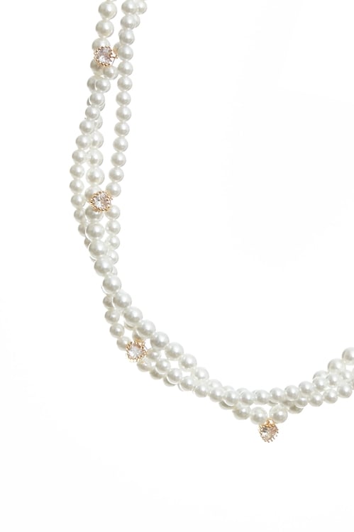 Multi Layer Pearl Necklace,Necklaces