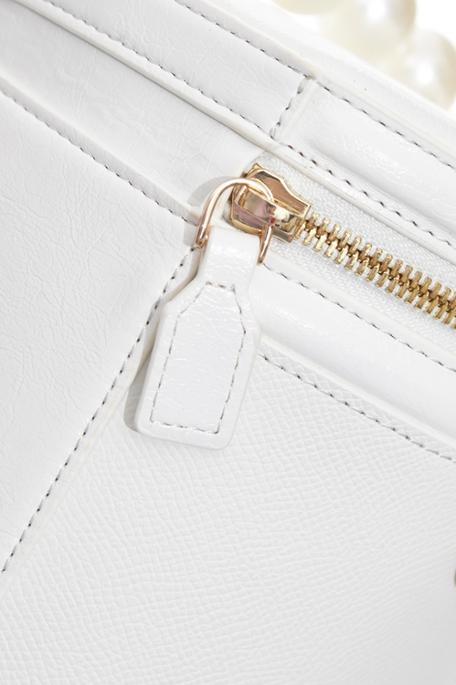 3-D Floral Detail Leather Bucket Bag,Crossbody bags