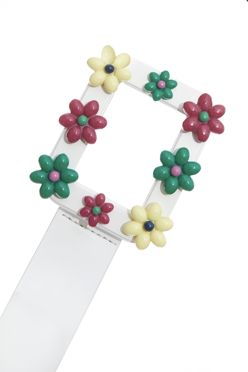 Floral Detail Leather Belt,,Floral Detail Leather Belt,Season (SS) Look,Belts,Leather,Season (SS) Look,Belts,Leather