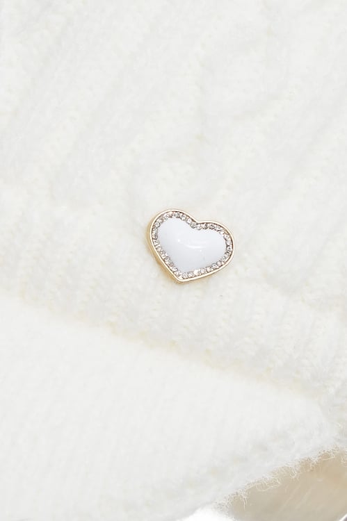 Cable Knit Detail Winter Cap,Hats