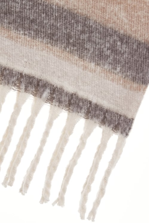 Warm Stripe Winter Scarf,Knitted