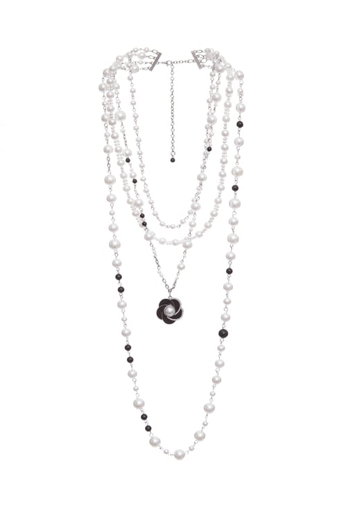 Classic Pearl Layered Necklace,Necklaces