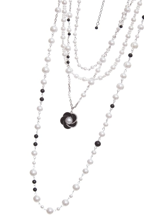 Classic Pearl Layered Necklace,Necklaces