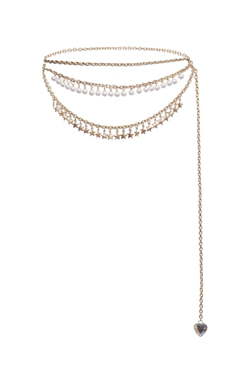 Multi Layer Pearl  Chain Belt,,Multi Layer Pearl  Chain Belt,Scarves,Stripe,Season (AW) Look,Knitted,pearl,Season (AW) Look,Necklaces,Season (AW) Look,Season (AW) Look,pearl,Season (AW) Look