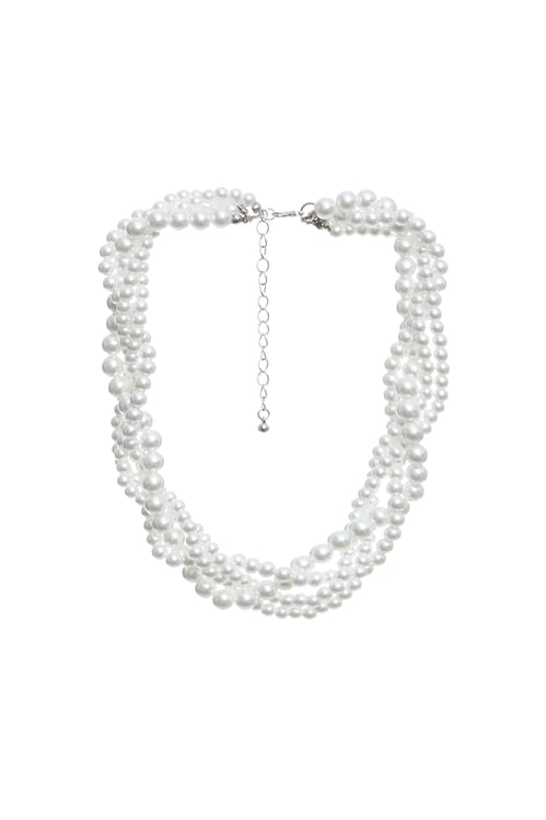 Layered Pearl Necklace,Necklaces