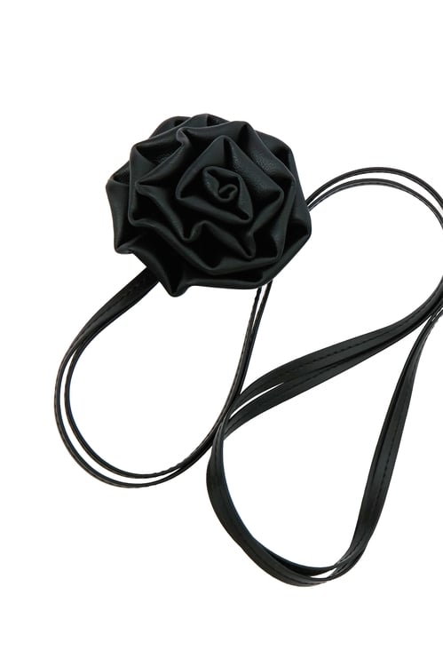 Rose Leather Wrap Belt,Belts,Belts