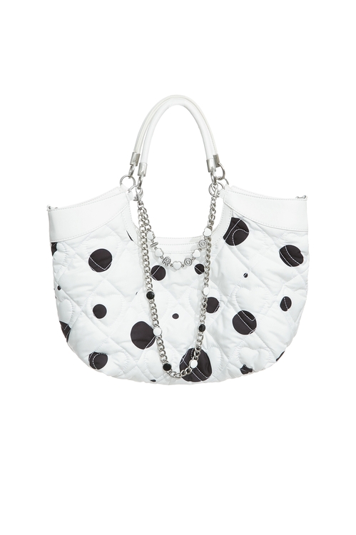 Black Polka Dot Quilted Handbag,,Black Polka Dot Quilted Handbag,Crossbody bags,Season (SS) Look,pearl,Leather,Crossbody bags,Season (SS) Look,pearl,Leather,Shoulder bags,Crossbody bags,Season (SS) Look,pearl,Season (SS) Look