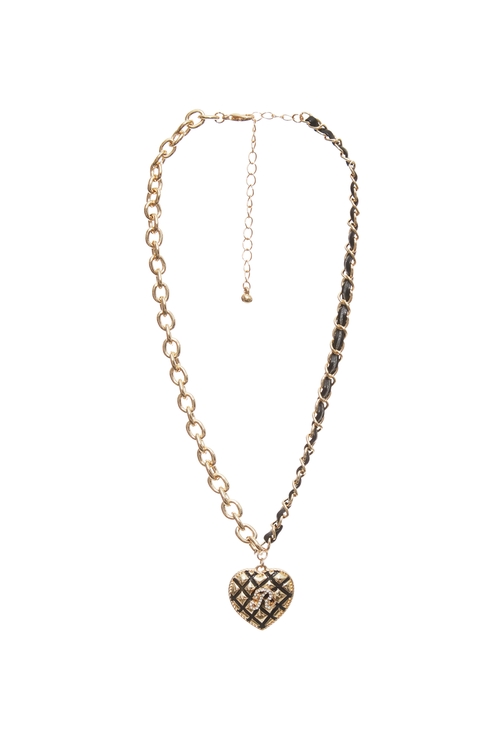 Asymmetric Heart Pendant Necklace,Necklaces