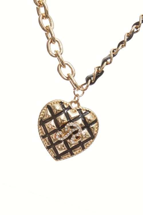 Asymmetric Heart Pendant Necklace,Necklaces