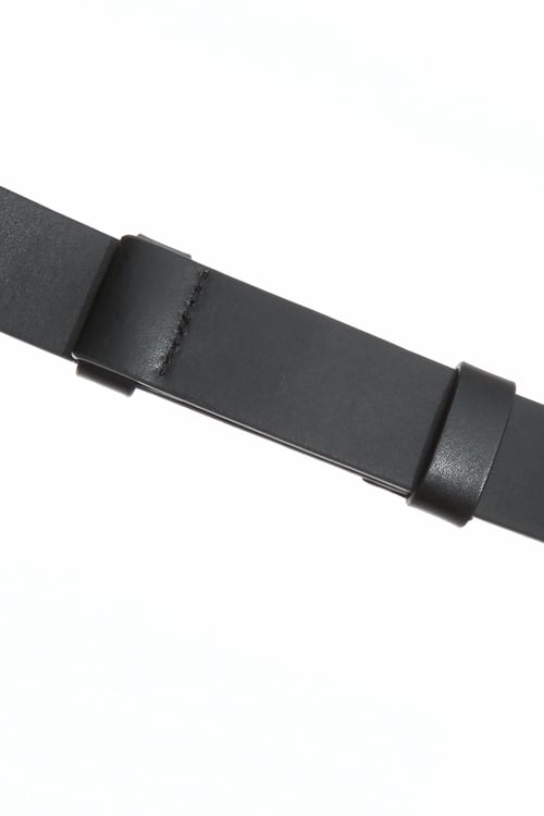 R Logo Front Bow Leather Belt,Belts,Belts