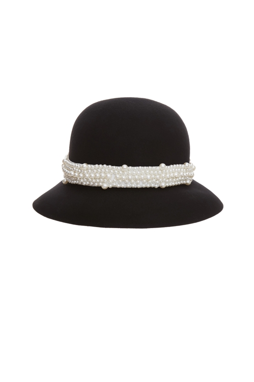 Pearl Detail Ladies Hat,,Pearl Detail Ladies Hat,Hats,Season (SS) Look,pearl,Hats,Season (SS) Look,pearl