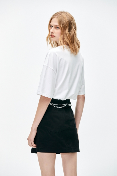 Basic Denim Mini Skirt,Denim skirts