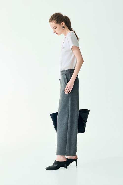 Straight Cut Casual Pants,Culottes,Culottes